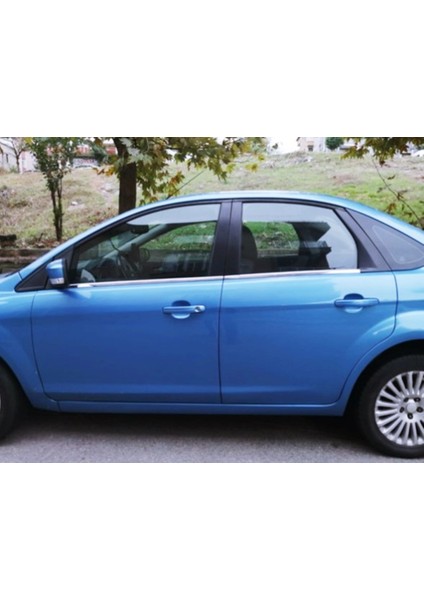 Ford Focus 2 HB-SEDAN Krom Cam Çıtası 4 Parça 2005-2011 arası P.ÇELİK