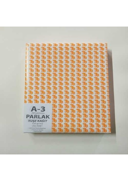 A3 Parlak Kuşe 135GR 250'LI