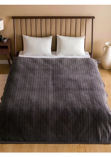 Lcw Home Desenli Welsoft Çift Kişilik Battaniye 200 x 220 cm