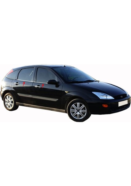 Focus 1 HB-SEDAN Krom Cam Çıtası 1998-2005 4prç P.ÇELİK