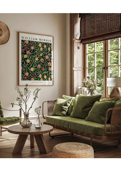 Çerçevesiz Poster William Morris Meyve Deseni No 1