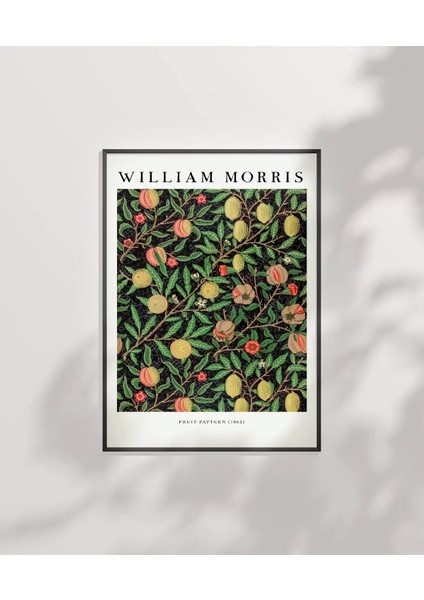Çerçevesiz Poster William Morris Meyve Deseni No 1