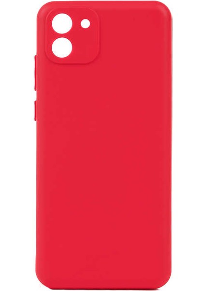 Galaxy A03 Kılıf Zore Biye Silikon-Kırmızı