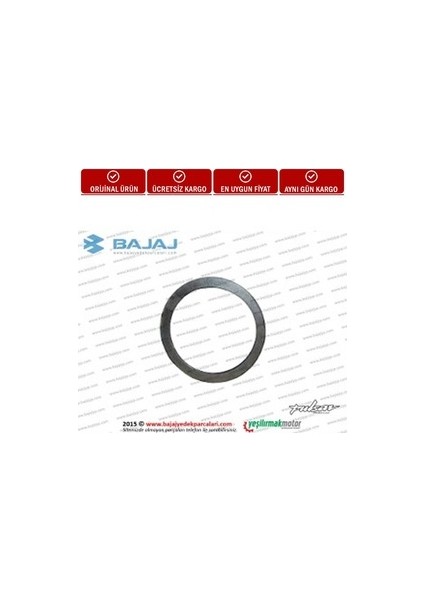 Bajaj Pulsar Dominar 400 Balansör Dişli Karşılığı Pulu