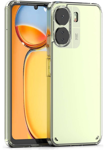 Xiaomi Redmi 13C Kılıf Zore Coss Kapak-Renksiz