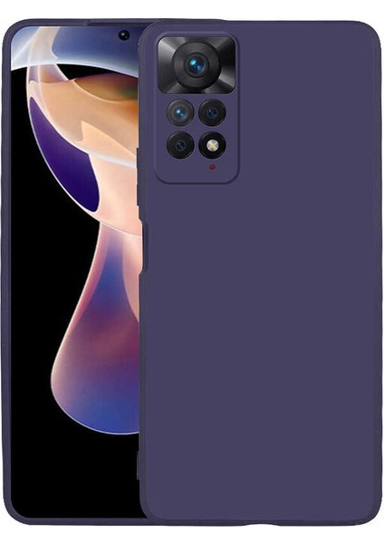 Xiaomi Redmi Note 11 Pro 5g Kılıf Zore Premier Silikon Kapak-Lacivert
