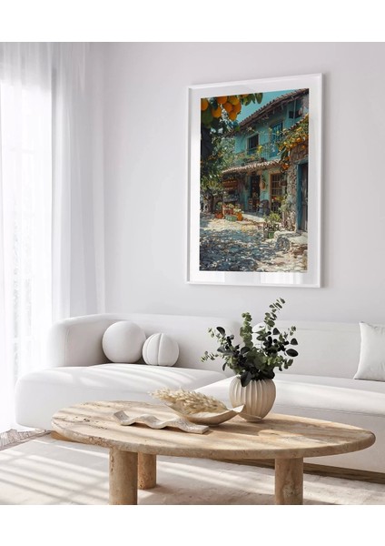 Çerçevesiz Poster Taş Sokakların Huzuru fiyatları