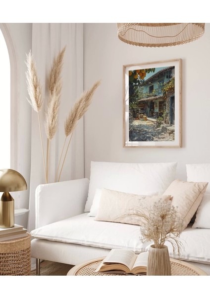 Çerçevesiz Poster Taş Sokakların Huzuru modelleri