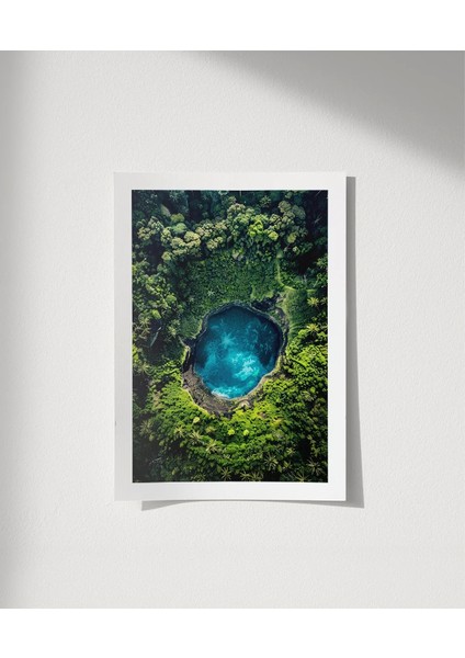 Çerçevesiz Poster Yeşil Cennet
