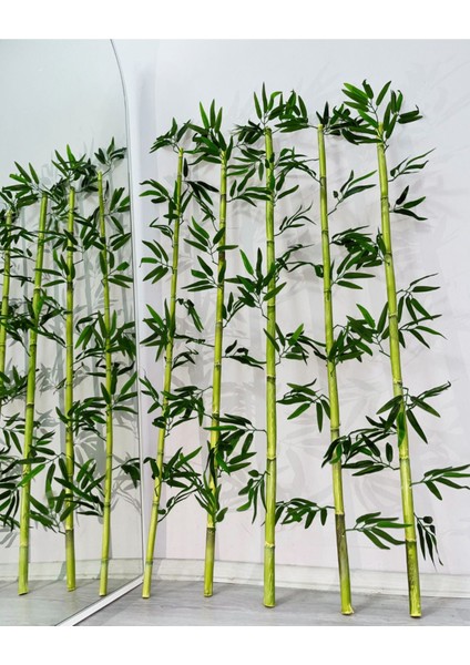 150 cm Islak Doku Dekoratif Yapay Bambu 5 Adet | 1 Dal