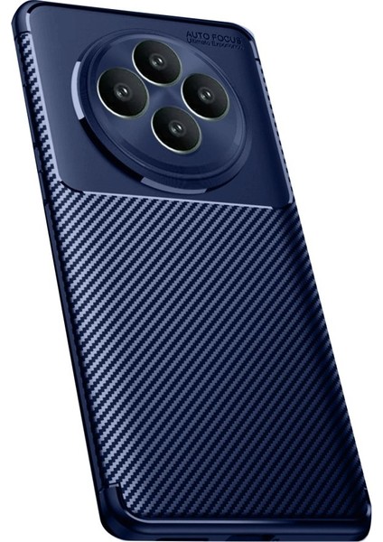 Oppo Reno 11FS Uyumlu Kılıf 3D Kamera Korumalı Karbon Silikon Leke Tutmaz Darbe Emici Kapak