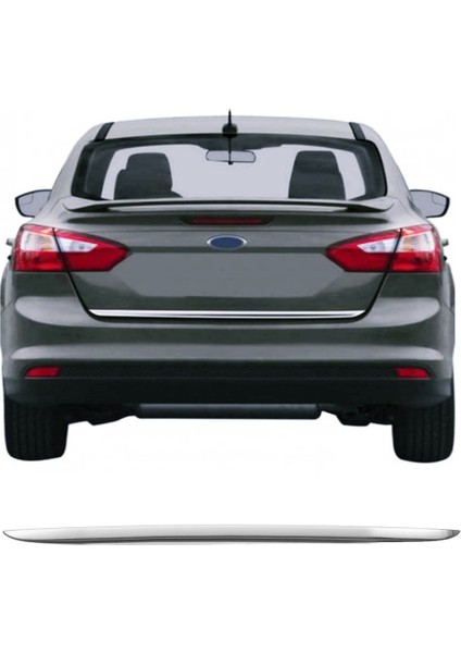 Ford Focus 3 SEDAN Krom Bagaj Alt Çıtası 2011-2018 Arası P.çelik