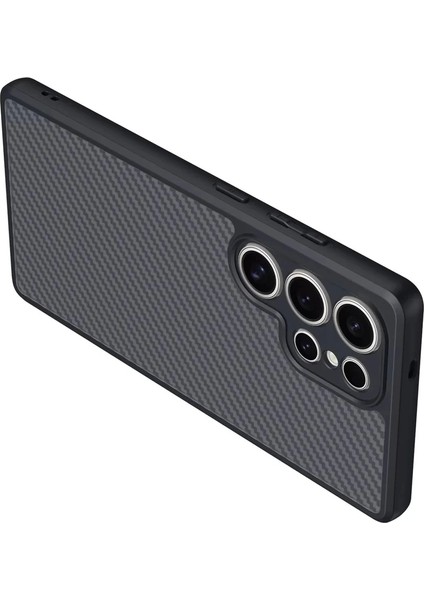 Samsung Galaxy S25 Ultra Kılıf Magsafe Şarj Özellikli Karbon Fiber Tasarımlı Elnino Ince Kapak fırsatları