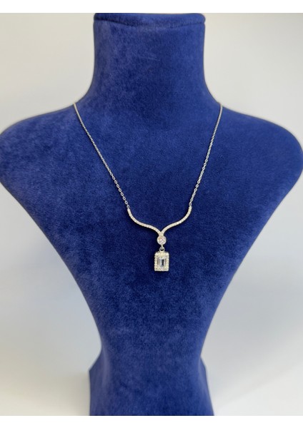 925 Ayar Gümüş Damla Kolye