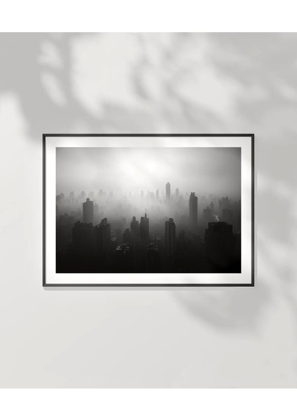 Çerçevesiz Poster Gölgeler Içinde Metropol