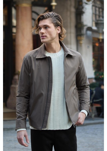 Erkek Su Geçirmez Mevsimlik Vizon Ceket Mont - 4015DNGR fiyatları