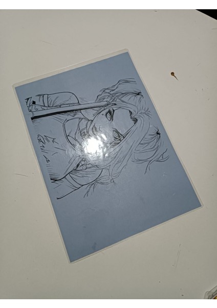 Harley Quinn Pvc Kaplama Karakalem 3