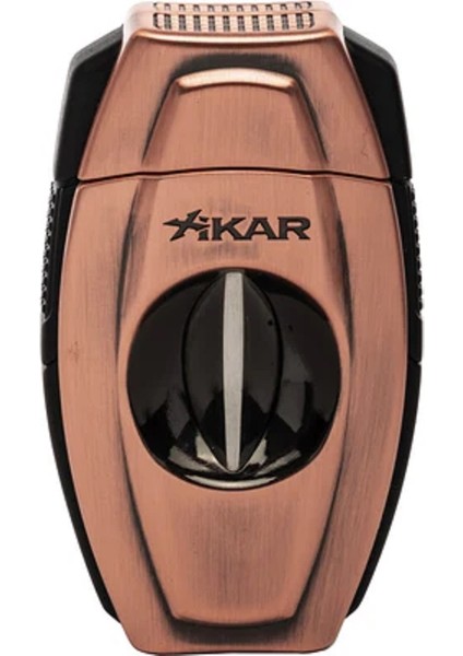 Flip Dual Cigar Cutter Bronz Puro Kesici