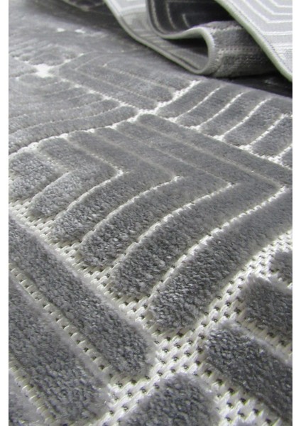 8356A Gri Bohem Modern Iskandinav Dokuma Halı Kesme Yolluk-Koridor-Antre-Yatak Odası-Mutfak-Hol fırsatları