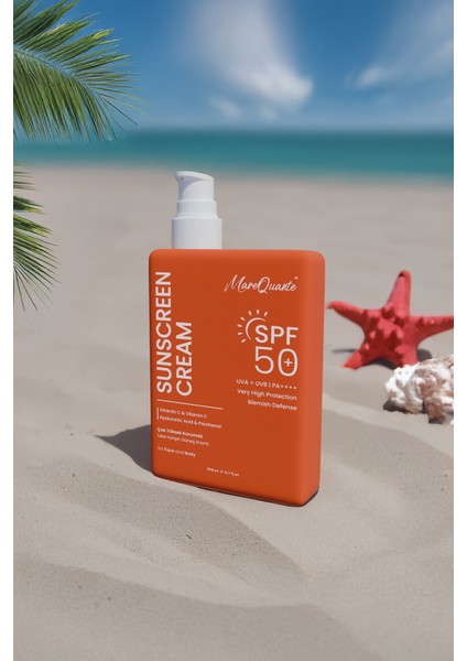 Aydınlatıcı, Cilt Tonu Eşitleyici SPF50+ Yüksek Korumalı Güneş Koruyucu Krem 150 ml