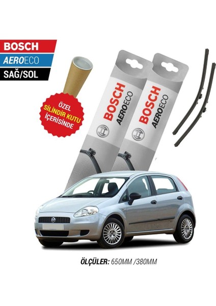 Fiat Grande Punto 2008 Silecek Takımı Bosch Aeroeco