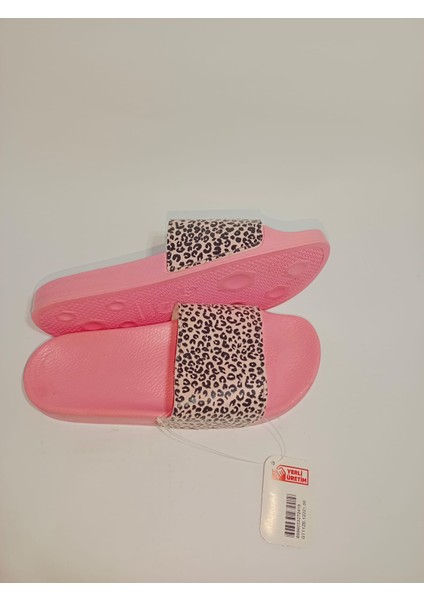 Poli Taban Leopar Desen Bayan Terlik