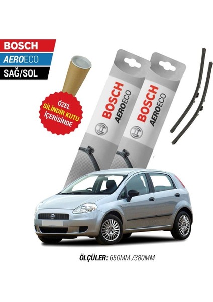 Fiat Grande Punto 2007 Silecek Takımı Bosch Aeroeco