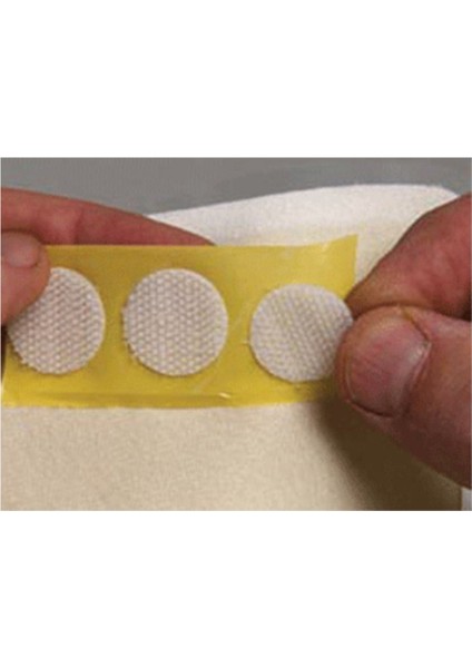 3000 Adet 1,5 cm Beyaz Yuvarlak Kesim Cırt Bant, Arkası Yapışkanlı Para Para (Dişi-Erkek Takım) fırsatları
