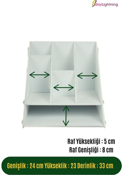 Masa Düzenleyici Organizer Evrak Rafı Masaüstü Organizer Model 4 fiyatları