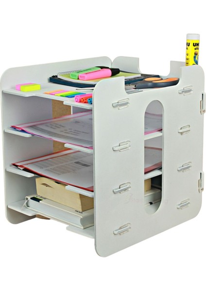 Masa Düzenleyici Organizer Evrak Rafı Masaüstü Organizer Model 1
