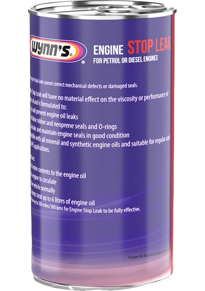 Engine Stop-Leak - Motor Çatlak Tıkayıcı Motor Sızıntı Önleyici