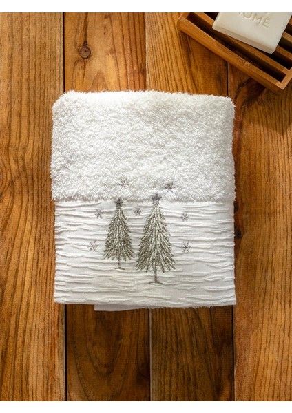 Lcw Home Ağaç Nakışlı Yüz Havlusu 50X80 cm