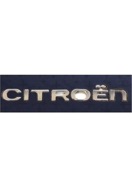 Arka Bagaj Yazı Cıtroen Büyük Nikel (2no) C3 C4 ''cıtroen''