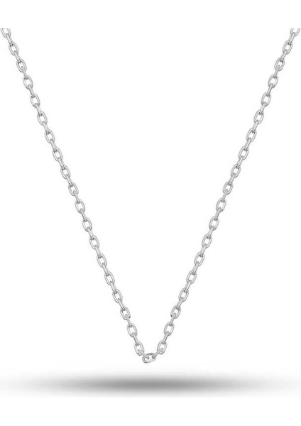 Gümüş 0.40 Mikron 60 Cm Forse Zincir