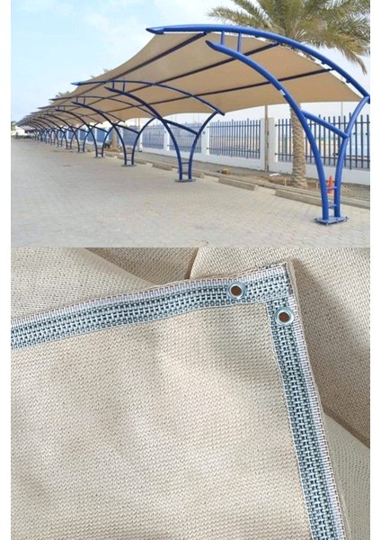 1.5 x 7 Metre Otopark Gölgelik File %95 Krem