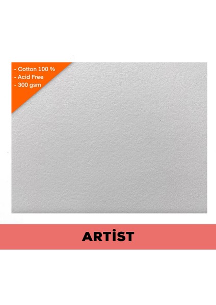 Suluboya Artist Blok Defteri (Hot Press) 26x18cm, %100 Pamuk, 300gr (20 Yaprak) fiyatları
