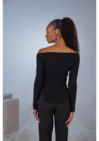 Uzun Kol Kalp Yaka Rolla Kazak indirimleri