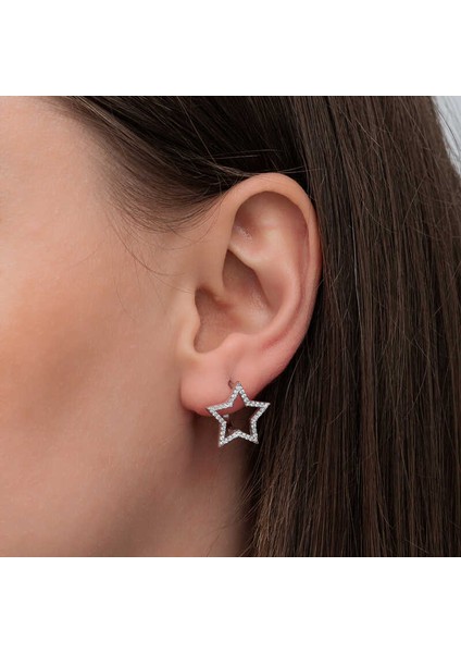 Gümüş Yıldız Kadın Küpe fiyatları