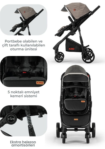 s-Go Travel Sistem Bebek Arabası Gri fiyatları