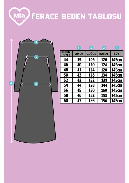 Tesettür Siyah Taş Işlemeli Fermuarlı Büyük Beden Kadın Ferace - Ahsen Ferace indirimleri