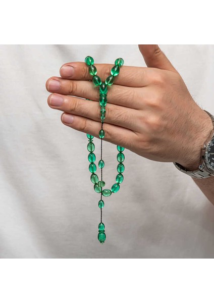 Sıkma Kehribar Tesbih