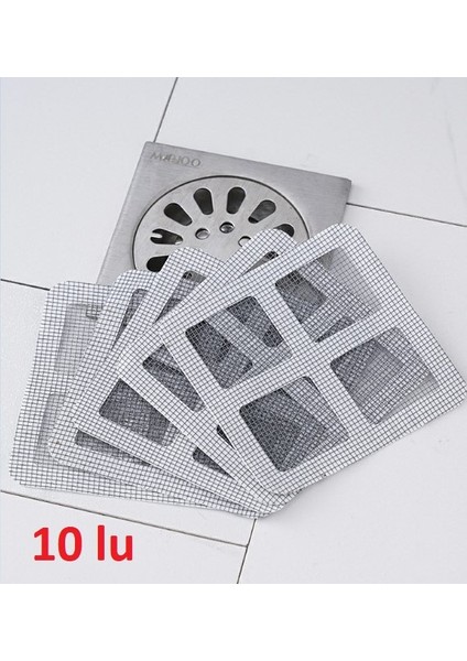10 Lu Lavabo Süzgeci, Banyo Gider Süzgeci, Sineklik Tamir Kiti