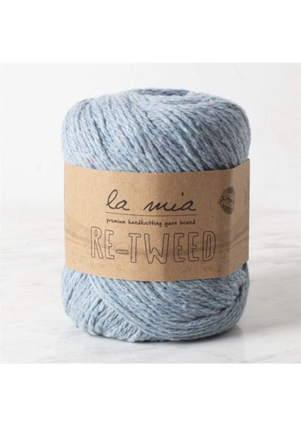 La Mia Re-Tweed Mavi Melanj El Örgü Ipi - L106 - 34409