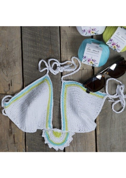 La Mia Mercerized Cotton Açık Yeşil El Örgü Ipi - 137 - 33588 fırsatları