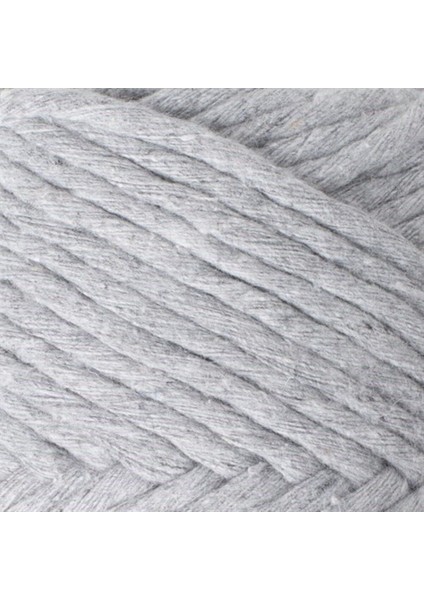 La Mia Boho Açık Gri Büküm Makrome Ipi - L044 - 34210