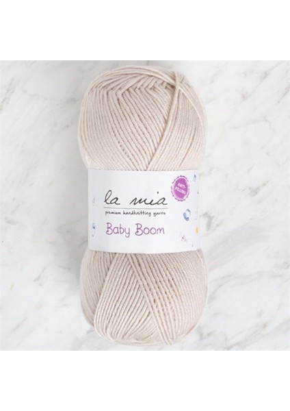 La Mia Baby Boom Bej El Örgü Ipi - 310 - 34263