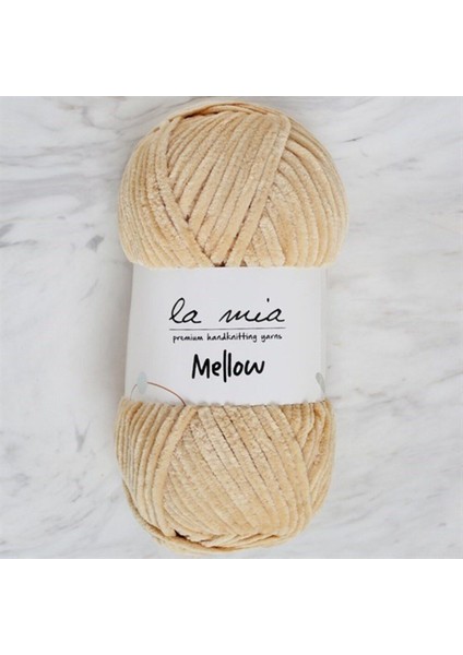 La Mia Mellow Bej El Örgü Ipi - 908 - 34157