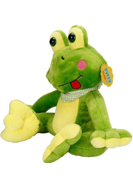 4741 Oturan Peluş Kurbağa 30 cm -Sunman