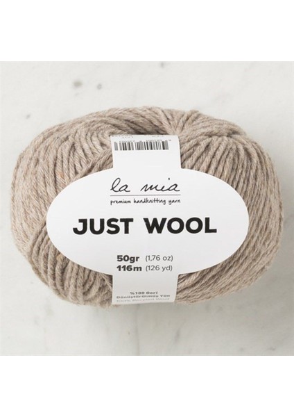 La Mia Just Wool Bej El Örgü Ipi - LT004 - 33840