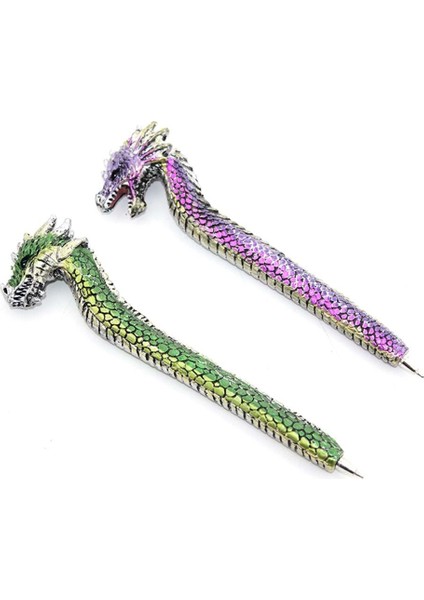 Dragonlu Polyester Tükenmez Kalem